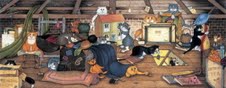 Linda Jane Smith - Attic Antics - Limited Edition Print